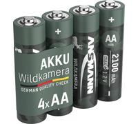 ANSMANN Batterie pour caméra sauvage AA 2100 mAh Ni-MH, 4 pièces