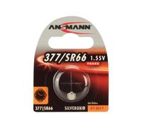 Ansmann Pile oxyde d'argent SR66 (377) 1,55V 17 mAh qualité supérieure 1 pièce