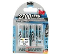 Ansmann Blister 4 X Accu, AA, 2700mAh AA / HR6 Hybrides nickel-métal (NiMH)