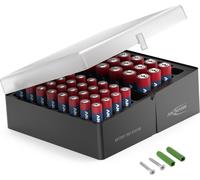 ANSMANN Boîte à piles pour 56 piles avec 32x Micro AAA / 20x Mignon AA