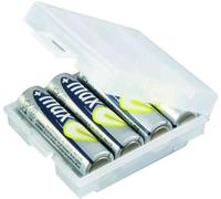 ANSMANN Boîte de rangement 4 Piles/Batteries AA ou AAA