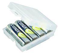Ansmann Boîte de piles Box 4 pour 4x LR3 (AAA) et LR6 (AA) 67×55×22 mm