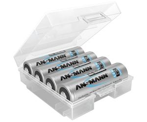 Ansmann Box 4 Boîte de piles 4x LR3 (AAA), LR6 (AA) (L x l x H) 67 x 55 x 22 mm