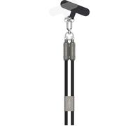 Ansmann Chaîne pour téléphone universelle – Lanyard câble USB‑C 120 cm, USB‑C sur Lightning