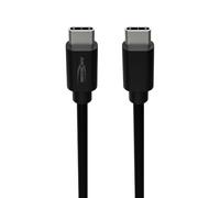 ANSMANN Câble USB-C vers USB-C Données & Charge Haute Qualité, Extrêmement Robuste grâce Connecteur Alu & Anti-Torsion Intégrée, Charge Ultra-Rapide Power Delivery, 2 Mètres