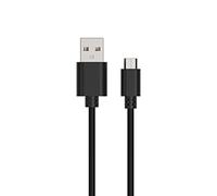 Ansmann Câble USB vers Micro USB 100 cm (1 pce) - Câble de recharge et de transfert de données jusqu'à 480 Mbit/s - Câble USB enPVC pour smarthone, tablette, batterie externe, etc.