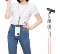 ANSMANN Chaîne pour portable universelle, lanyard câble USB C 120cm, bande pour portable à porter autour du cou, câble de recharge rapide comme bande pour portable