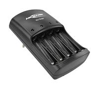 ANSMANN Chargeur de Piles Nickel-Zinc (1 PCE) - Chargeur Piles pour 1 à 4 Piles AA/AAA NiZn - Station de Charge pour Piles ZR03 et ZR6 avec Affichage LED