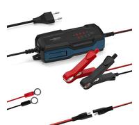 ANSMANN Chargeur Intelligent à 8 étapes 6V 12V / 2A avec écran LCD pour Batteries Plomb-Acide, Plomb-Gel et Plomb-Lies, Ainsi Que Batteries 12V LiFePo4 pour Voiture, Moto et camionnette