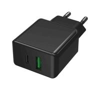 Ansmann chargeur secteur 2 ports : 1x USB-C + 1x USB-A noir