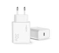 ANSMANN Chargeur USB C 30W - PD Chargeur Rapide Mural avec Protection Multisafe - Compatible iPhone Samsung Tablette & Plus