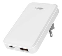 Ansmann Chargeur USB 265PD 65 W – 1x USB‑C Power Delivery + 1x USB‑A