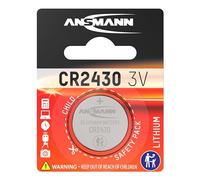 CR 2430 - Pile bouton lithium, 3 volts, 280 mAh, 24,5 x 3 mm