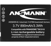 Ansmann DMW-BCG10 Batterie pour appareil photo Remplace l'accu d'origine DMW-BCG10e, DMW-BCG10 3.7 V