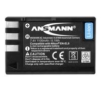 Ansmann EN-EL9 Batterie pour appareil photo Remplace l'accu d'origine EN-EL9