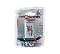 ANSMANN Extreme Lithium 9-V-Block - Batterie 9V - Li