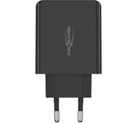 ANSMANN Chargeur de téléphone HC430 (1 pce) - Chargeur rapide pour smartphone, tablette, powerbank, etc. - Chargeur iPhone, Samsung, Huawei à 4 ports USB-A - Noir