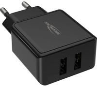 Ansmann HomeCharger HC212 Chargeur USB 12 W 2x USB-A noir intérieure