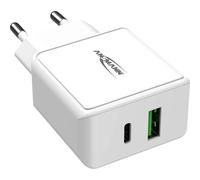 Ansmann HomeCharger HC218PD Chargeur USB 18 W 1x USB-A, 1x USB-C® Power