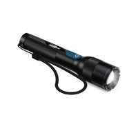 ANSMANN Lampe de poche LED Adventure, puissante lampe de poche robuste pour l'extérieur avec deux modes d'éclairage jusqu'à 2435 lm, alimentée par piles, très claire, idéale pour le camping