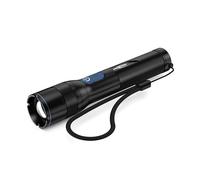 ANSMANN Lampe de poche LED Adventure, puissante lampe de poche robuste pour l'extérieur avec deux modes d'éclairage jusqu'à 1800 lm, alimentée par piles, très claire, idéale pour le camping