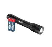 ANSMANN Lampe de poche LED Adventure, puissante lampe de poche robuste pour l'extérieur avec deux modes d'éclairage jusqu'à 300 lm, alimentée par piles, très claire, idéale pour le camping