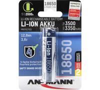 ANS 1307-0001 - Pile industrielle, Li-ion, 18650, 3,6 V, 3500 mAh, tête plate
