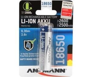 Ansmann Li-Ion Akku 18650 Batterie rechargeable Lithium-Ion (Li-Ion)