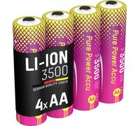 Ansmann Li-Ion Akku Mignon AA Typ 3500 (min. 3200 mAh) Jeu de piles rechargeables Li-Ion 3250 mAh 1.2 V 1 pc(s)