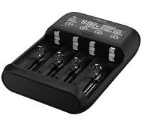 Ansmann Lithium 4 Chargeur de piles rondes LiFePO, Li-ion, NiCd, NiMH 10340, 10350, 10440, 10500, 10
