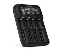 Ansmann Lithium 4 Chargeur de piles rondes LiFePO, Li-ion, NiCd, NiMH 10340, 10350, 10440, 10500, 10350, 10440, 10500, 12500
