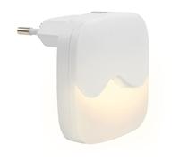 Ansmann Veilleuse Applique NL10AC 1600-0406 bombé LED blanc chaud