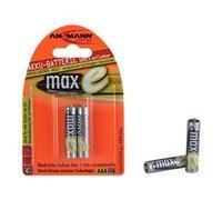 Ansmann Batterie rechargeable maxE NiMH AAA 800 mAh - Lot de 2