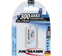 ANSMANN maxE plus - pile 9V - NiMH - (rechargeable) - 250 mAh