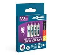 Ansmann Micro AAA 500 Typ USB-C 4-Pack (400mAh)