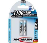 Ansmann 1x2 NiMH 1100 mAh Micro / AAA / HR03 Hybrides nickel-métal (NiMH)