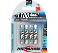 ANSMANN Micro - Batterie 4 x type AAA - NiMH - (rechargeable) - 1100 mAh