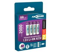 Ansmann 1312-0036 pile domestique Batterie rechargeable AA Lithium-Ion (Li-Ion)