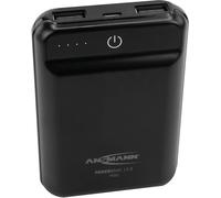 Ansmann 10.8 mini (10000 mAh), Chargeur de secours, Noir