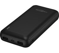 Ansmann PB212 Powerbank (batterie supplémentaire) 20000 mAh Smart IC LiPo Micro USB, USB-C®, USB noir affichage du statut
