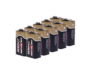 Ansmann Pile Alcaline 9 V X-Power (Lot de 10)