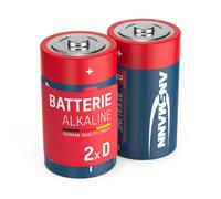 ANSMANN Pile alcaline "RED" Mono D 2 blisters