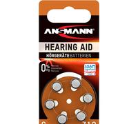 Ansmann Piles auditives 312 1,4V P312 ZL3 PR41 – pour aides auditives – Marron (lot de 1)