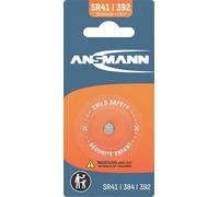 Ansmann Pile bouton 384 1.55 V 25.2 mAh oxyde d'argent Silberoxid Knopfzelle SR41 / SR736 / 384 / 392