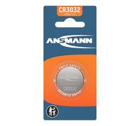 ANSMANN Pile Bouton Lithium 3V CR3032 (1 PCE) - Pile Plate Standard de qualité supérieure - Pile Lithium pour Calculatrice, podomètre, Instrument de Mesure, etc.