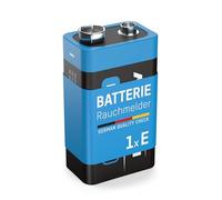 ANSMANN Pile Lithium 9V 6AM6 (1 PCE) - Pile spéciale pour détecteur de fumée et Autre système d'alarme - Pile 9V résistante, fiable et à Longue durée de Vie