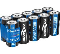 ANSMANN Pile lithium CR123A 3V, 10 pièces, pile spéciale