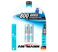 Ansmann Batterie rechargeable maxE NiMH AAA 800 mAh - Lot de 2