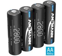 ANSMANN pile rechargeable AA 2800mAh NiMH - haute capacité, pour les besoins élevés en énergie ex. les flashes photo, lampe de poche