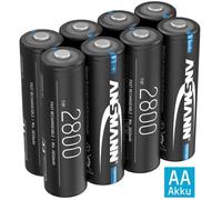 ANSMANN pile rechargeable AA 2800mAh NiMH - haute capacité, pour les besoins élevés en énergie ex. les flashes photo, lampe de poche